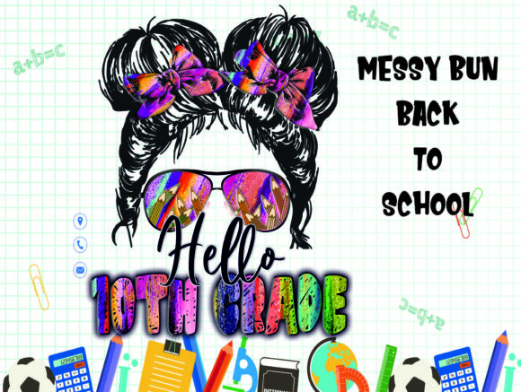 10th-Grade Messy Bun Sublimation: A Creative and Practical Choice