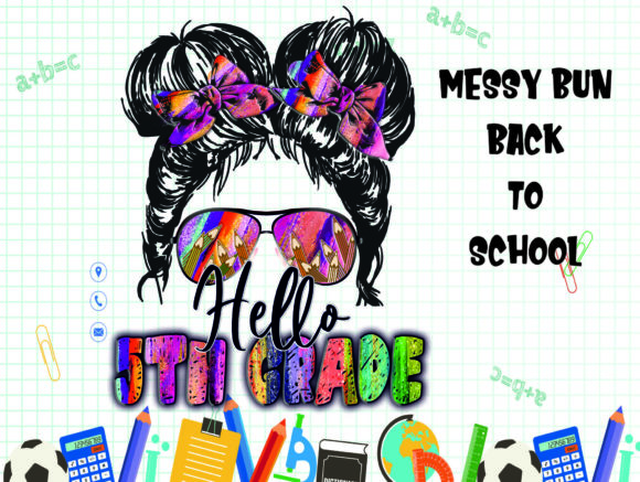 5th-Grade Messy Bun Sublimation: A Creative and Practical Choice for Back-to-School Projects