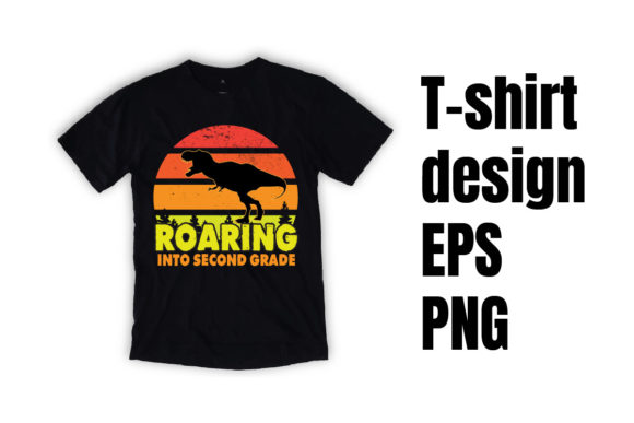 Roaring into First Second T-shirt: A Dino-Infused Design for Back-to-School and More
