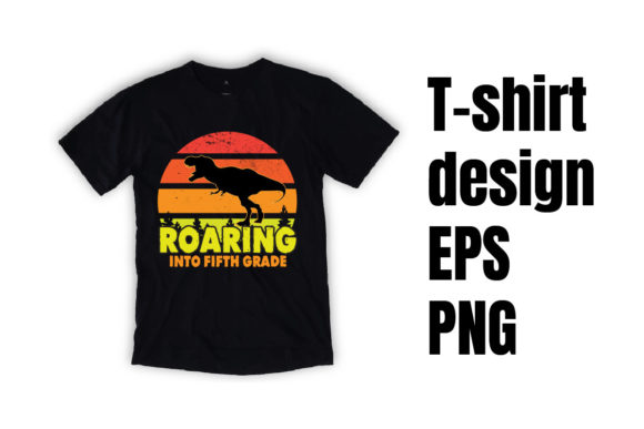 Roaring into the 5th-Grade T-Shirt: A Fun and Functional Back-to-School Choice