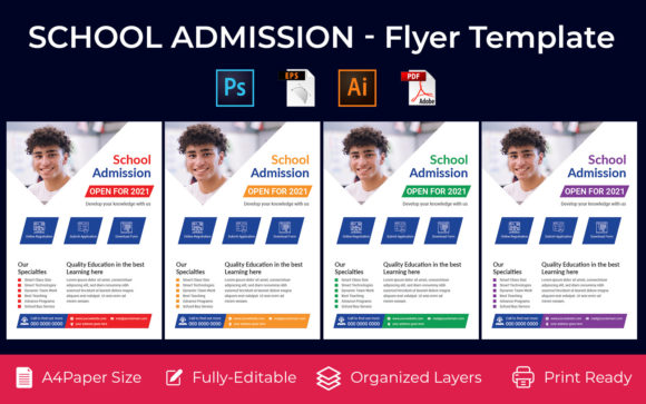 School Admission Promotion Flyer: A Must-Have for Educational Institutions