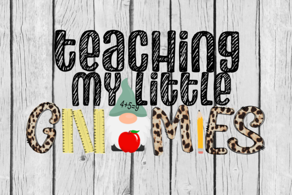 Teaching My Little Gnomies Sublimation: A Creative Back-to-School Design for Print and Sublimation