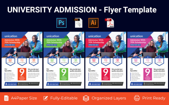 University Admission Promotion Flyer: A Must-Have for Educational Institutions