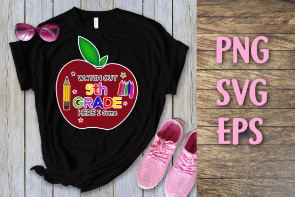 Watch out 5th Grade Here I Come Svg: A Versatile Design for Back-to-School Enthusiasts